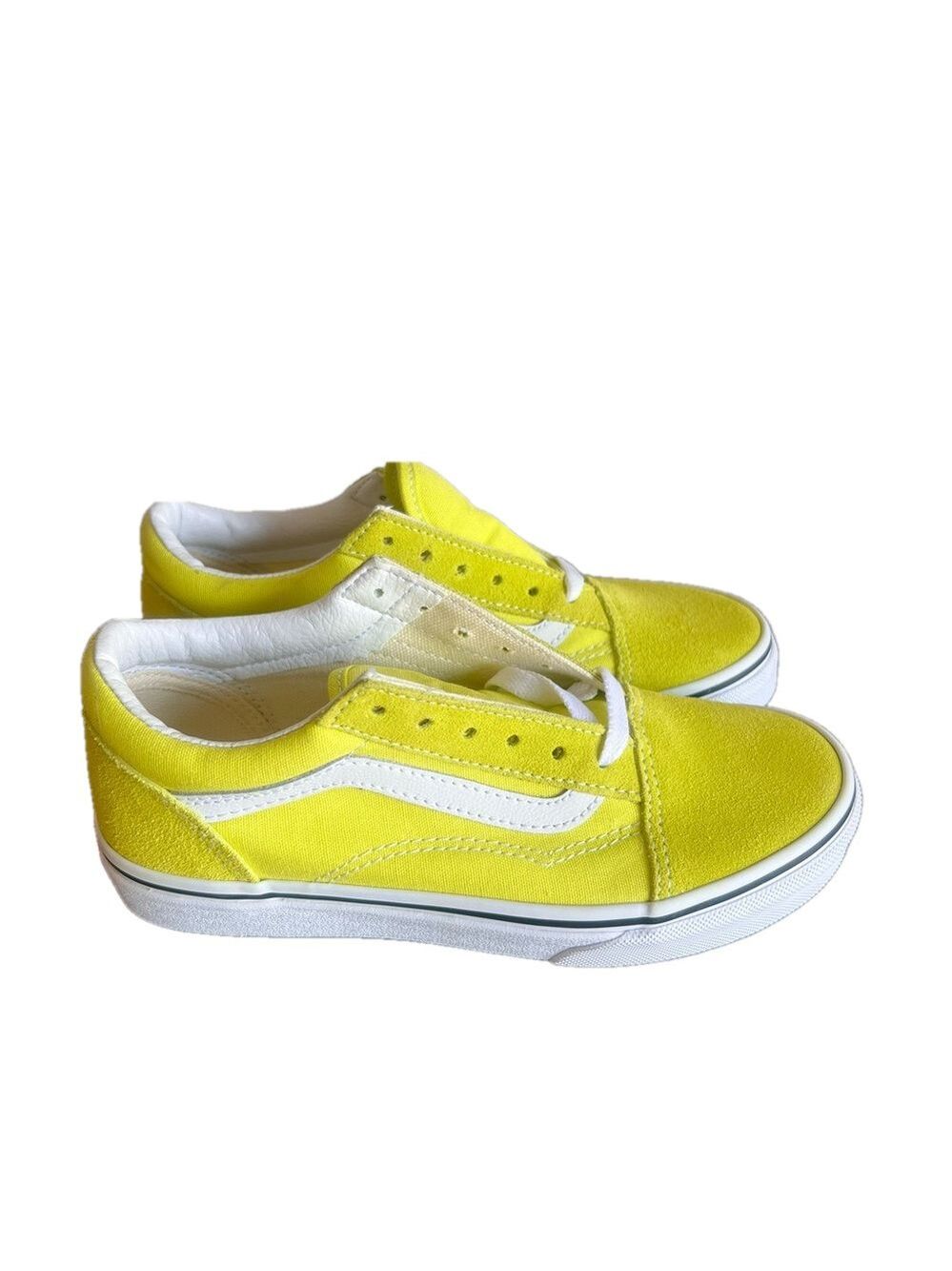 VANS Youth Old Skool Lemon Tonic Shoe Size 3 #341A